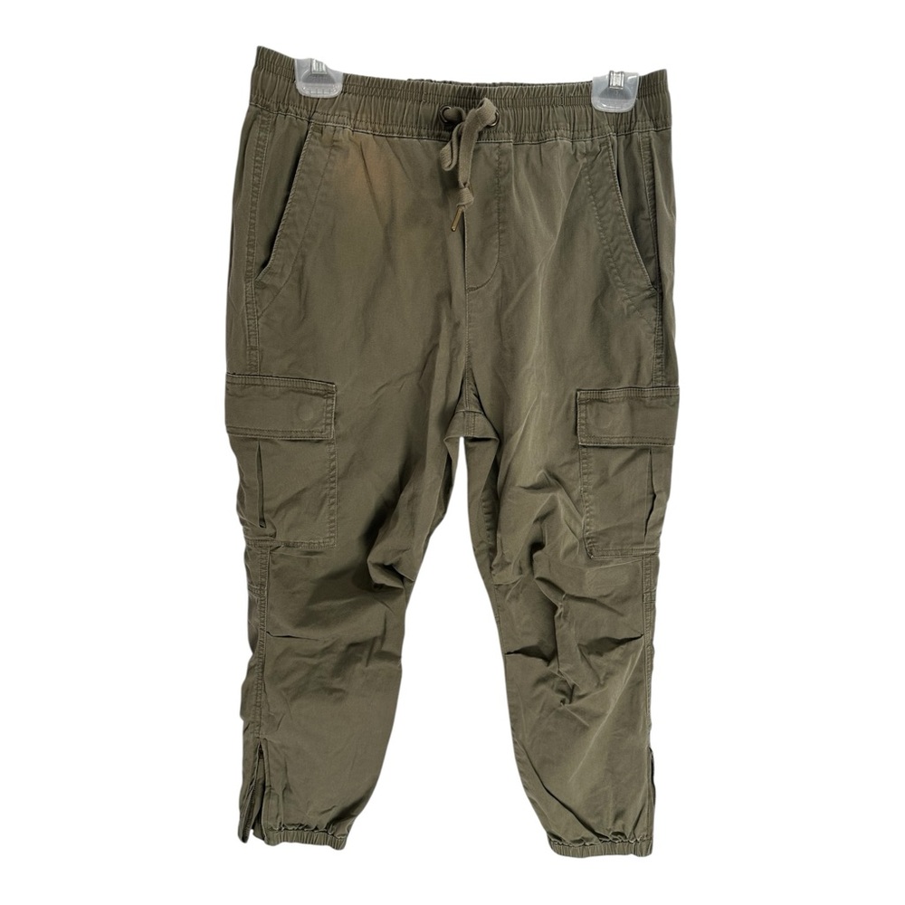 Ralph Lauren Polo Jogger Pants Women Small Green Cargo‎ Military Utility SI50